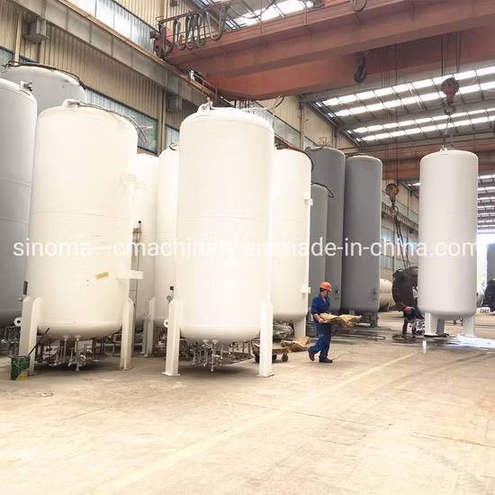 Криогенный резервуар емкостью 100 м3 для СПГ/Lox/Lin/Lar по стандарту ASME/GB